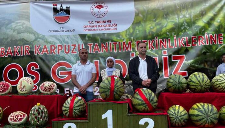 Diyarbakır’da 14. Karpuz Festivali’nde para ödülleri sahiplerini buldu