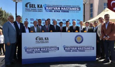 Diyarbakır’da DÜ Veteriner Fakültesi Hayvan Hastanesi’nin temeli atıldı