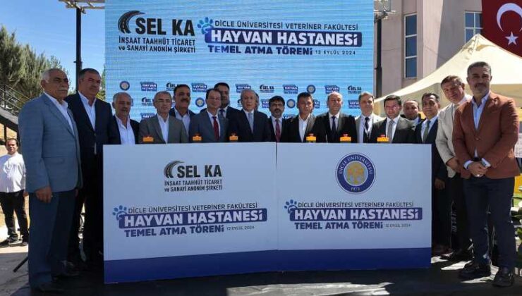 Diyarbakır’da DÜ Veteriner Fakültesi Hayvan Hastanesi’nin temeli atıldı
