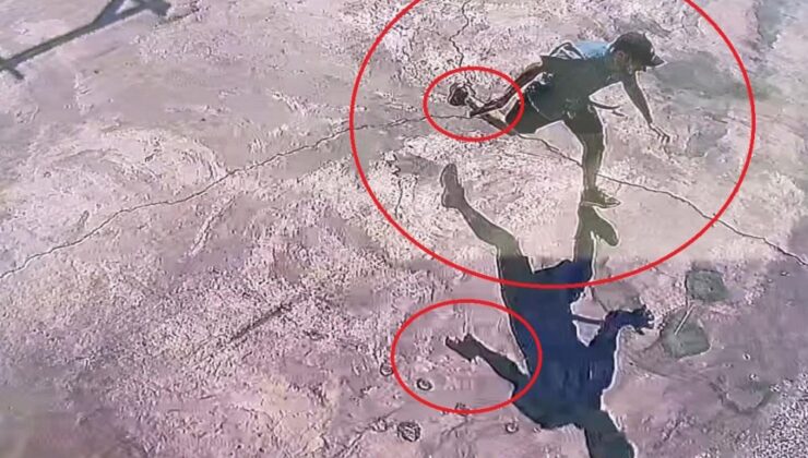 Diyarbakır’da iş yeri önünde silahlı saldırı anı kamerada