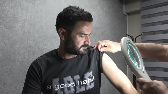 Egzama tedavisinin ardından geceleri rahat uyumaya başladı