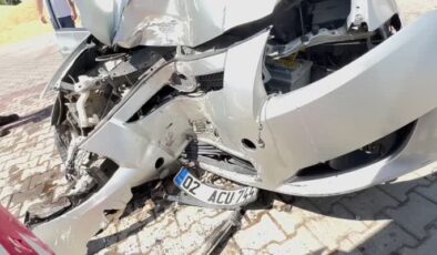 Elektrik direğine çarpan otomobilin sürücüsü öldü