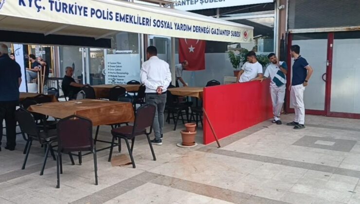 Gaziantep’te polis derneğinde silahlı saldırıyı emekli polis önledi