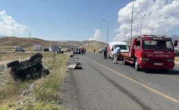 Minibüs ile ATV çarpıştı, 1 kişi öldü, 1 kişi yaralandı