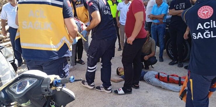 Gölbaşı’nda Motosiklet ve Otomobil Çarpıştı: 2 Yaralı