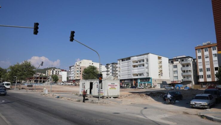 Pazarcık’ta konteyner otobüs terminali hizmet veriyor