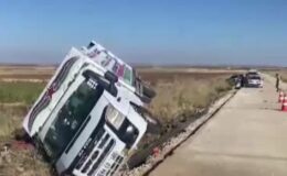 Mevsimlik işçileri taşıyan pikap devrildi, 9 yaralı