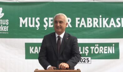 Muş’ta 43. şeker pancarı alım kampanyası başladı