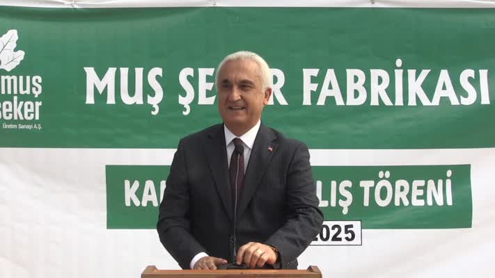 Muş’ta 43. şeker pancarı alım kampanyası başladı
