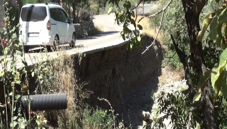 Şırnak köy yolunda tehlike alarmı