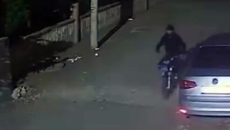 Siverek’te motosiklet hırsızlığı güvenlik kamerasına yansıdı