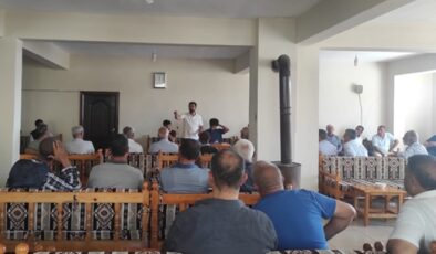 Kulp ilçesinde maden aramasına karşı köylüler ve avukatlar bir araya geldi