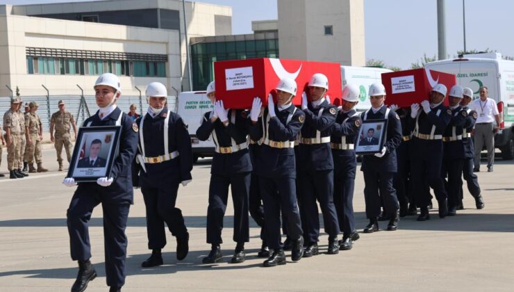 Tunceli’de şehit olan 4 asker memleketlerine uğurlandı