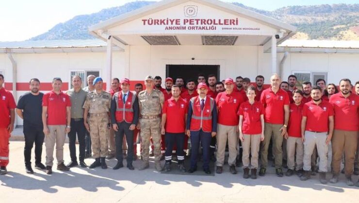 Vali Birol Ekici, ilk ziyaretini Gabar Dağı’ndaki petrol sahasına yaptı
