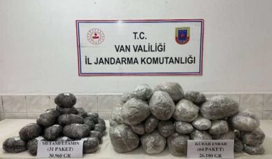 Van’da 107 kilo uyuşturucu ele geçirildi: 7 şüpheli yakalandı