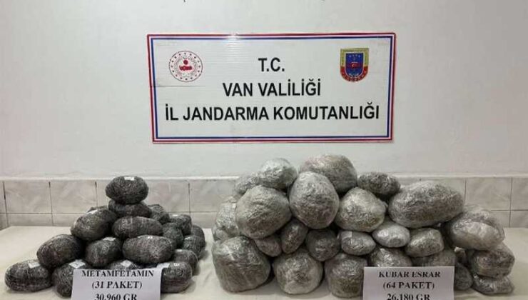 Van’da 107 kilo uyuşturucu ele geçirildi: 7 şüpheli yakalandı
