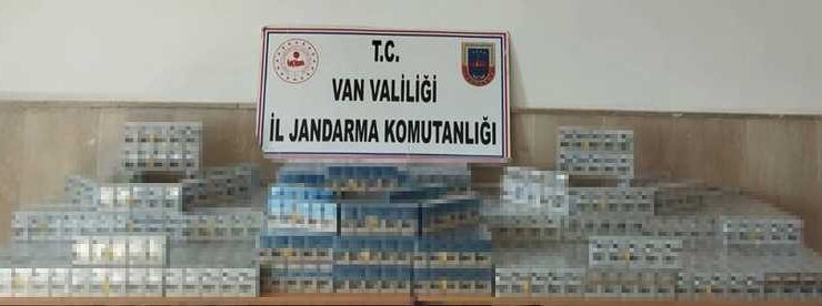 Van’da 11 bin 972 paket kaçak sigara ele geçirildi