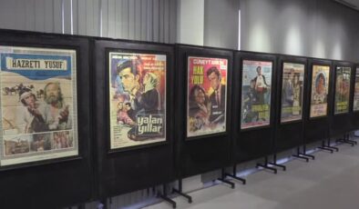 Yeşilçam filmlerinin afişlerinin yer aldığı sergi Kayseri’de açıldı