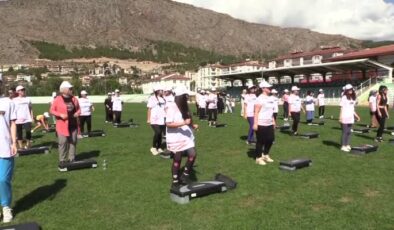 Zumba ve Step Festivali coşkuyla tamamlandı