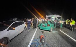 Elazığ’da otomobil demir korkuluklara çarptı: 1 ölü