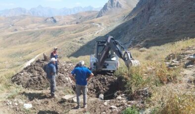 3 bin 500 rakımdaki su arızası giderildi