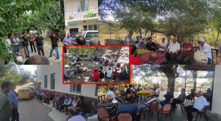 Kulp ilçesinde maden çalışmasına karşı 5 köyde toplantı
