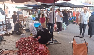 Diyarbakır semt pazarlarında kurutmalık yoğunluğu