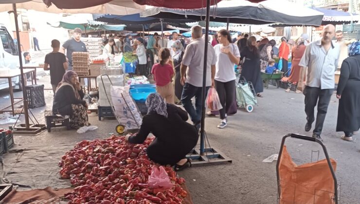 Diyarbakır semt pazarlarında kurutmalık yoğunluğu