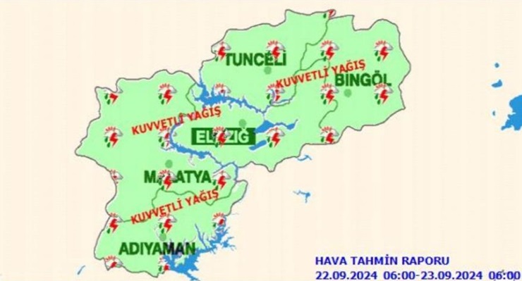 Meteorolojiden kuvvetli yağış uyarısı