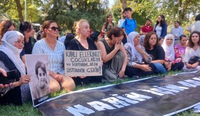 Kadınlar ”Narin için Adalet” şiarıyla oturma eylemi başlattı