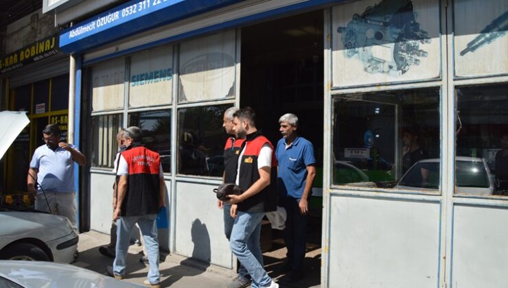 Diyarbakır Sanayi sitelerinde denetim