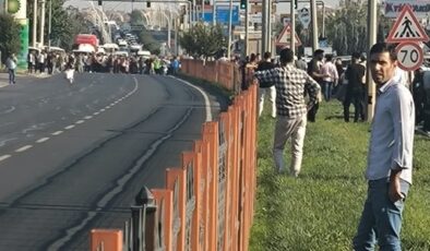 Diyarbakır’da üst geçit eylemi