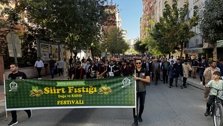 Siirt Fıstığı Doğa ve Kültür Festivali başladı