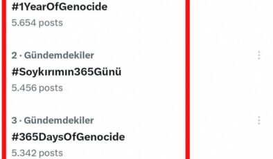 #1YearOfGenocide etiketi sosyal medyada gündem oldu