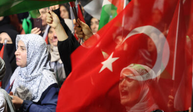 Elazığ’da Filistin’e destek mitingi düzenlendi