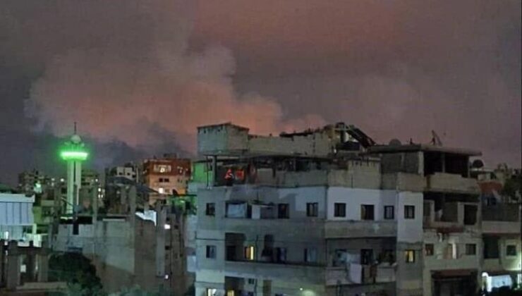 İsrail, Lazkiye’ye saldırı düzenledi: Yangın ve patlamalar