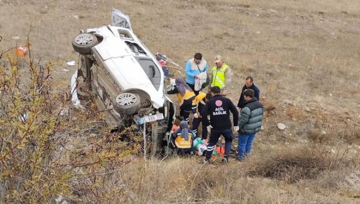 Refahiye’de trafik kazası: 4 yaralı