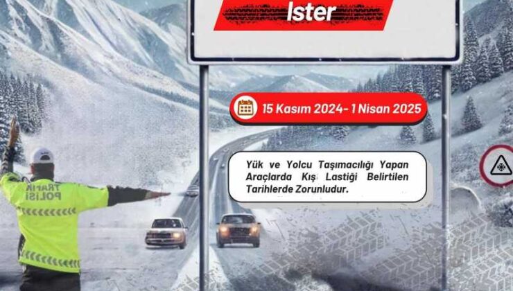 Kış lastiği zorunluluğu başlıyor: Sürücülere önemli uyarı