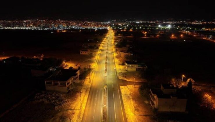 Adıyaman’da Petrol Caddesi yol çalışmasında sona yaklaşıldı