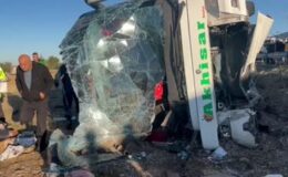 Aksaray’da tur otobüsü devrildi: 6 ölü, 25 yaralı