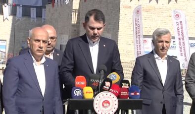 Bakan Kurum: Deprem bölgesinde 452 bin konut 2025’te teslim edilecek