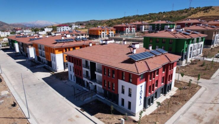 Balkar’da kurası çekilen konutlar renk cümbüşüne dönüştü