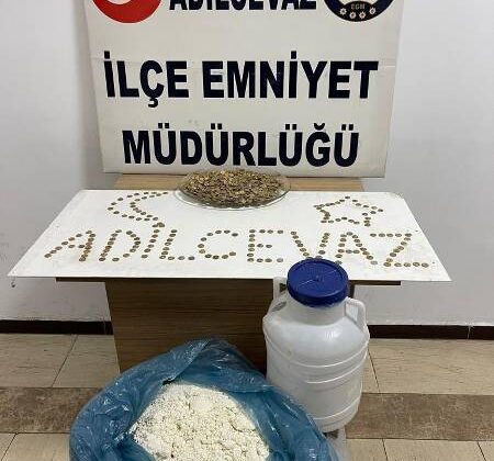 Bitlis’te peynir bidonunda 900 altın sikke ele geçirildi