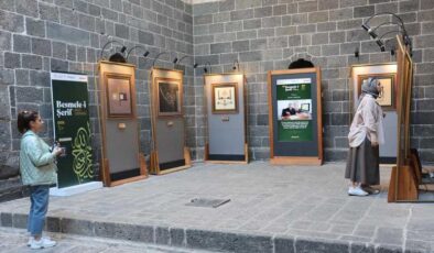 Diyarbakır Ulu Cami’de “Besmele-i Şerif Hat Sergisi” ziyaretçilerin dikkatini çekiyor