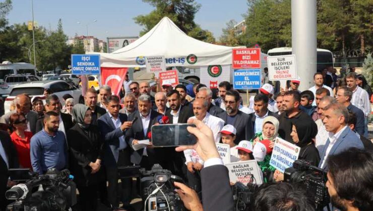Diyarbakır’da işten çıkarılan işçilerin direnişi sürüyor