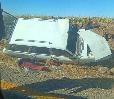 Diyarbakır’da takla atan otomobilde 1 ölü, 2 yaralı