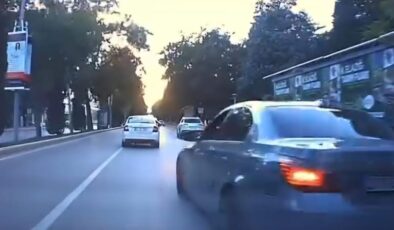 Elazığ’da makas atan sürücü trafiği tehlikeye soktu