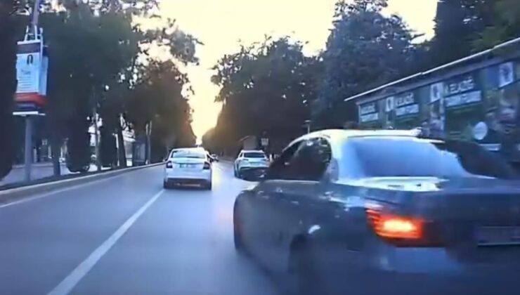 Elazığ’da makas atan sürücü trafiği tehlikeye soktu