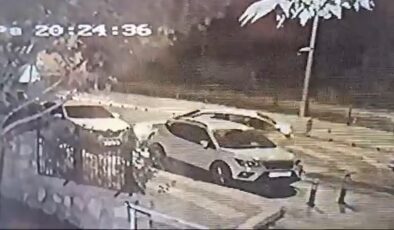 Elazığ’da park halindeki araca çarpıp hiçbir şey olmamış gibi gitti