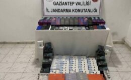 Gaziantep’te 1 milyon TL’lik kaçak telefon operasyonu